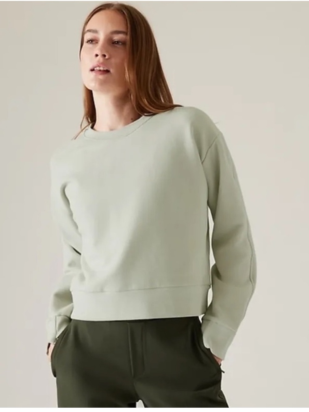 Athleta Retroplush Revive
Crewneck Sweatshirt In Celadon
Tint Size Medium